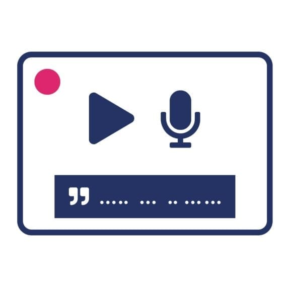 1.2.4  Geef live audio en video een ondertiteling