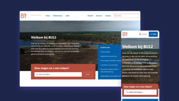 Bij12 website slide 1