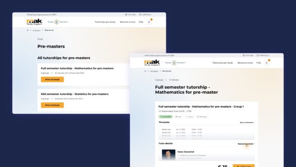 MAK Studysupport intranet - slider 2