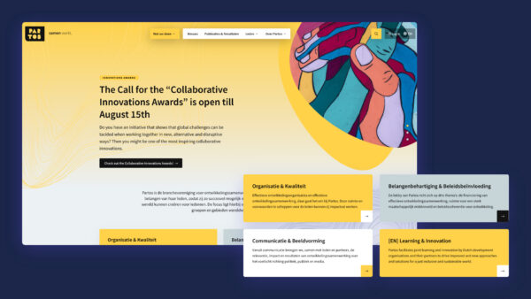 Partos website 1