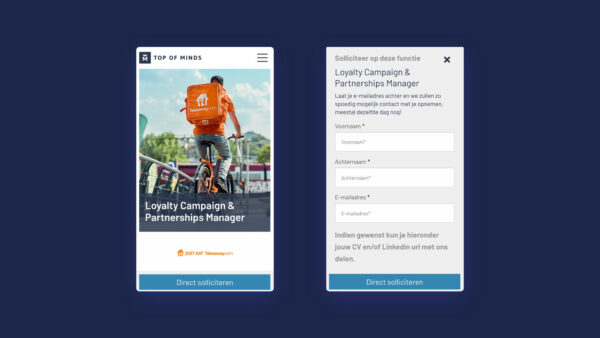 Top of Minds website slide 3